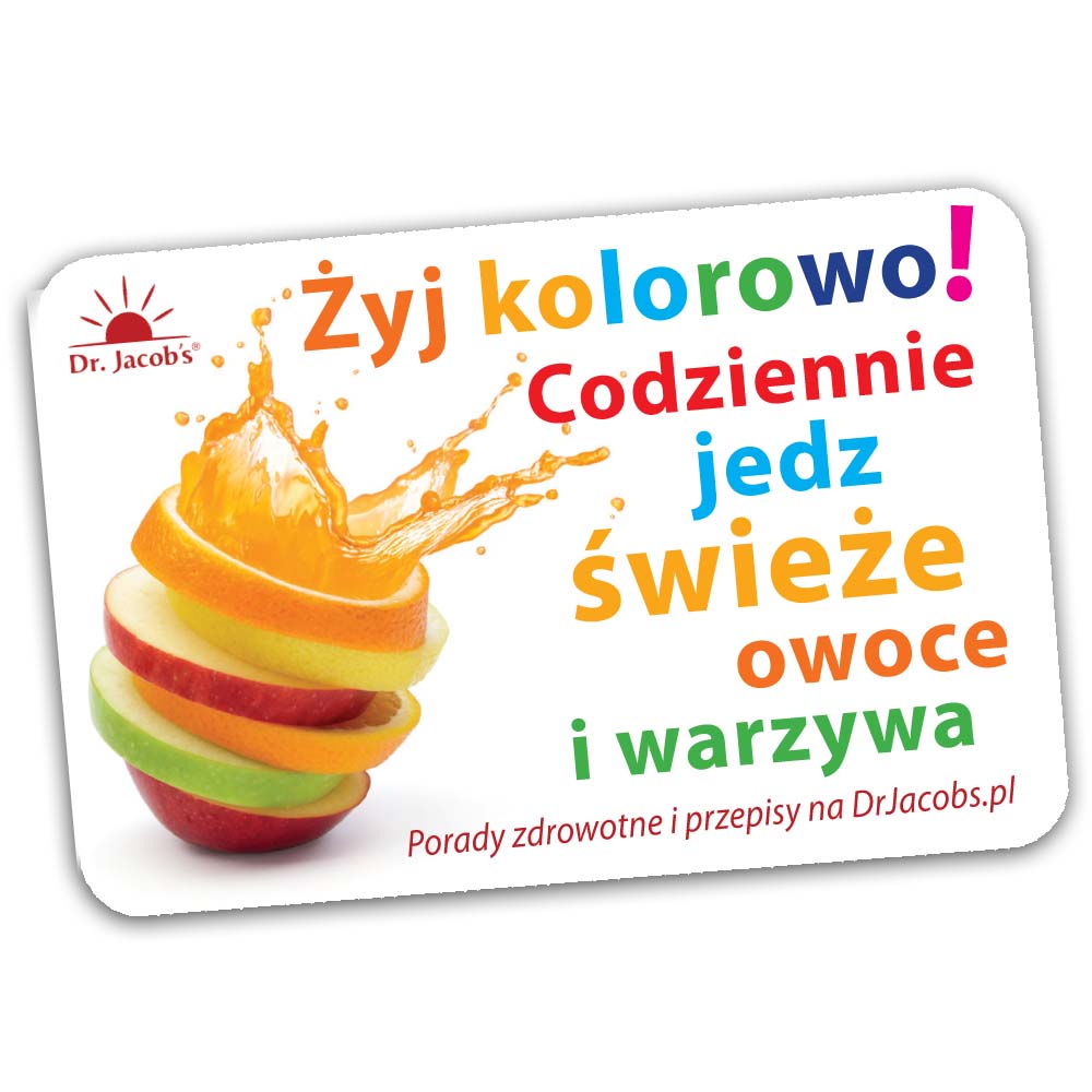 Magnes Żyj kolorowo Dr Jacobs