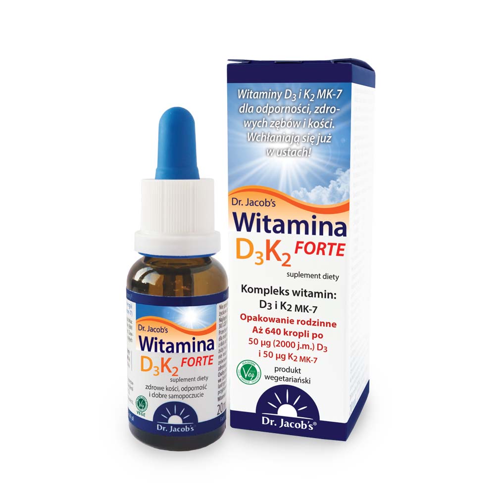 Witamina D3K2 Forte Dr Jacobs