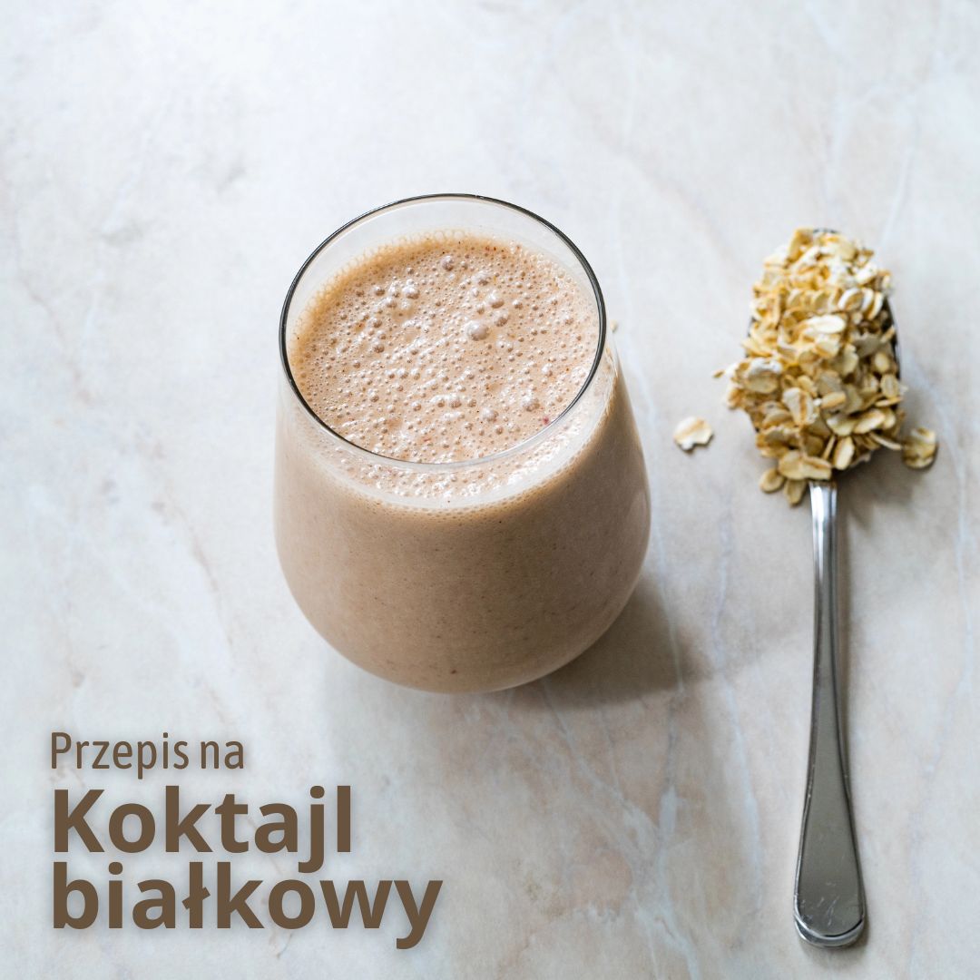 Koktajl białkowy z masłem orzechowym